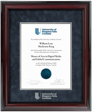Verona Glossy diploma frame